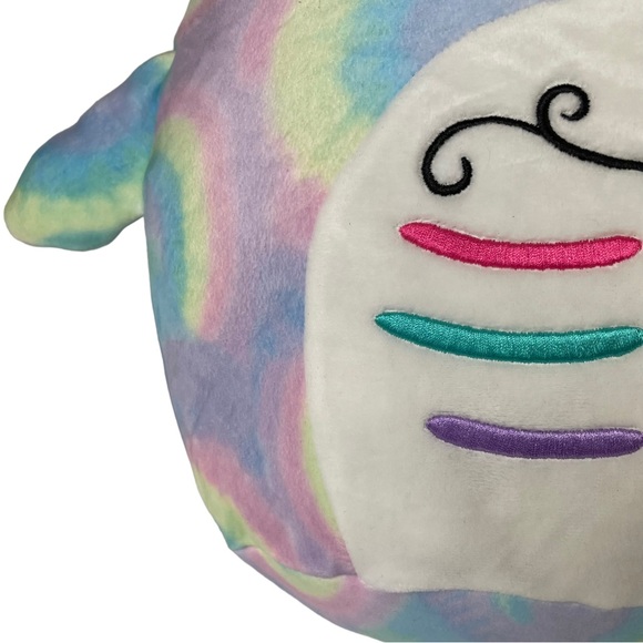 Squishmallow Igor The Narwhal TyeDye Embroidered Limited Edition Day of the Dead - Picture 7 of 16